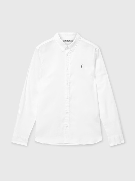 All Saints White Button-Down Shirt - Picture 6 of 11